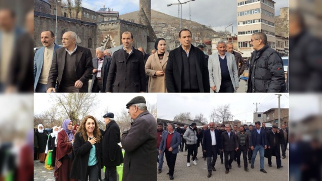 DTK ve DBP Bitlis'te halkla bir araya geldi
