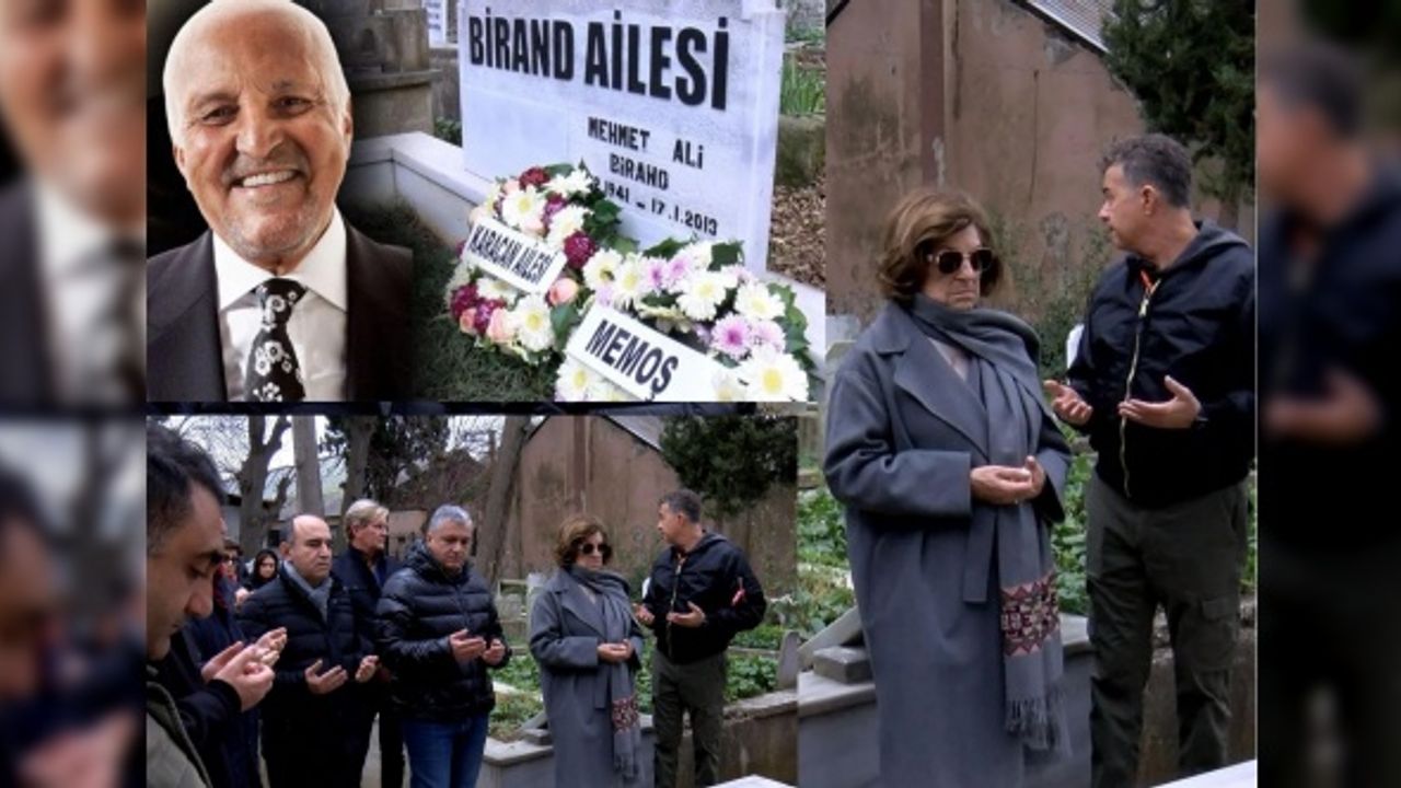 Gönüllerde yaşayan Gazeteci Mehmet Ali Birand mezarı başında anıldı