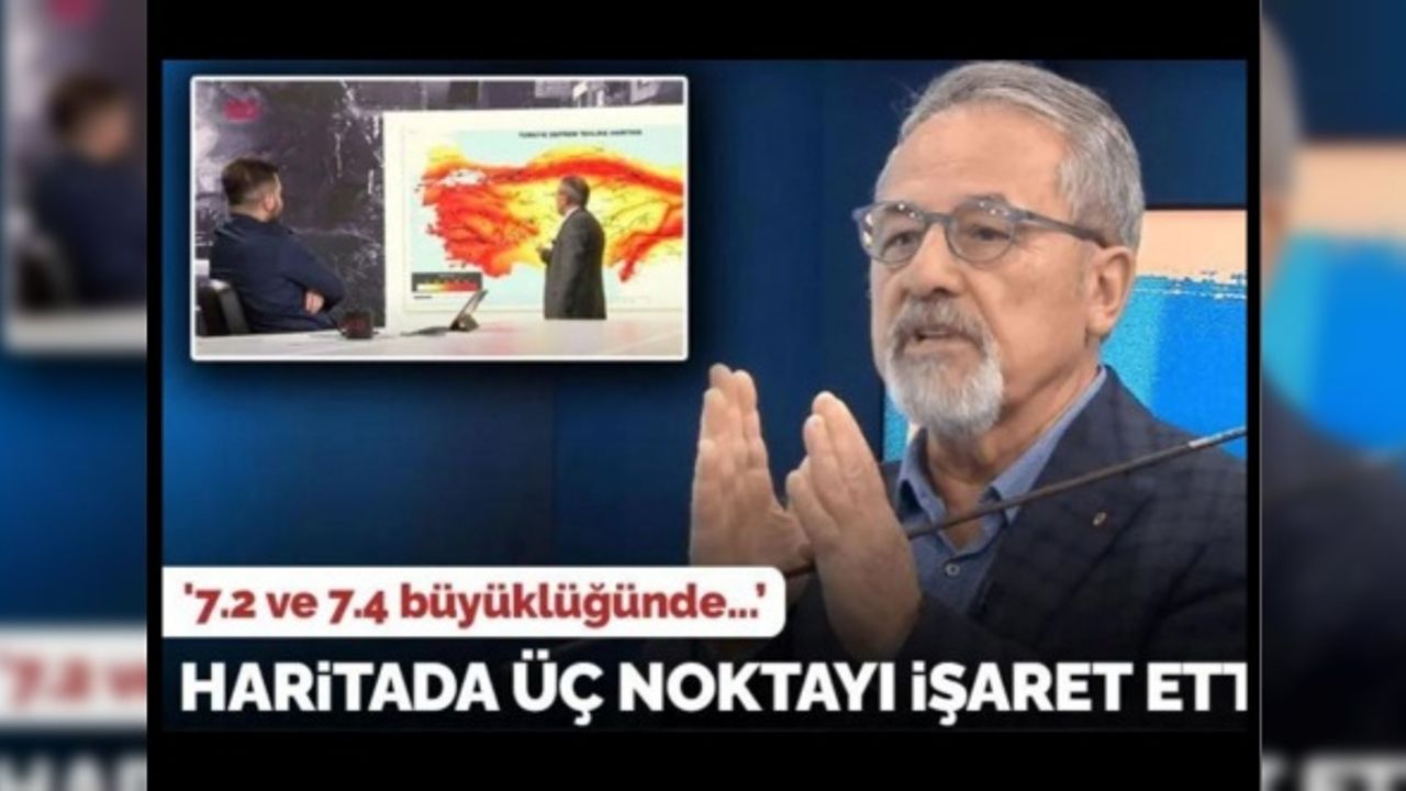 Görür harita üzerinde tek tek gösterdi: '7.2 ve 7.4 büyüklüğünde deprem bekliyoruz'