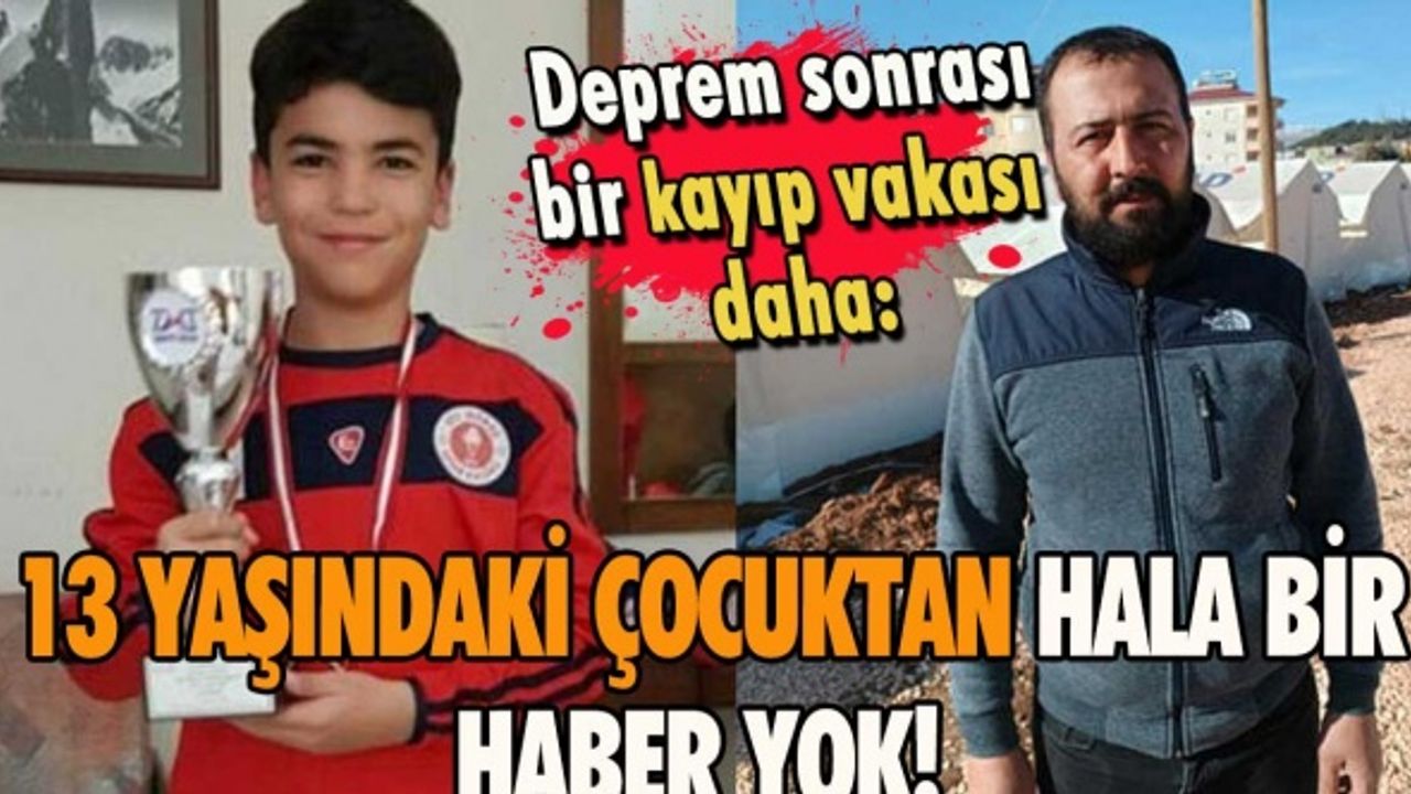 13 yaşındaki Mehmet Düşünmez’den haber yok!