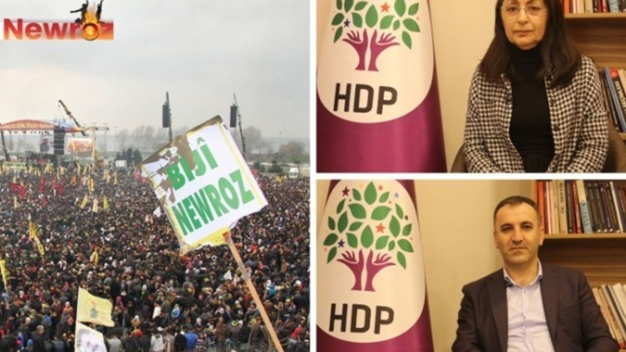 Yenikapı Meydanı Newroz ateşi için hazır