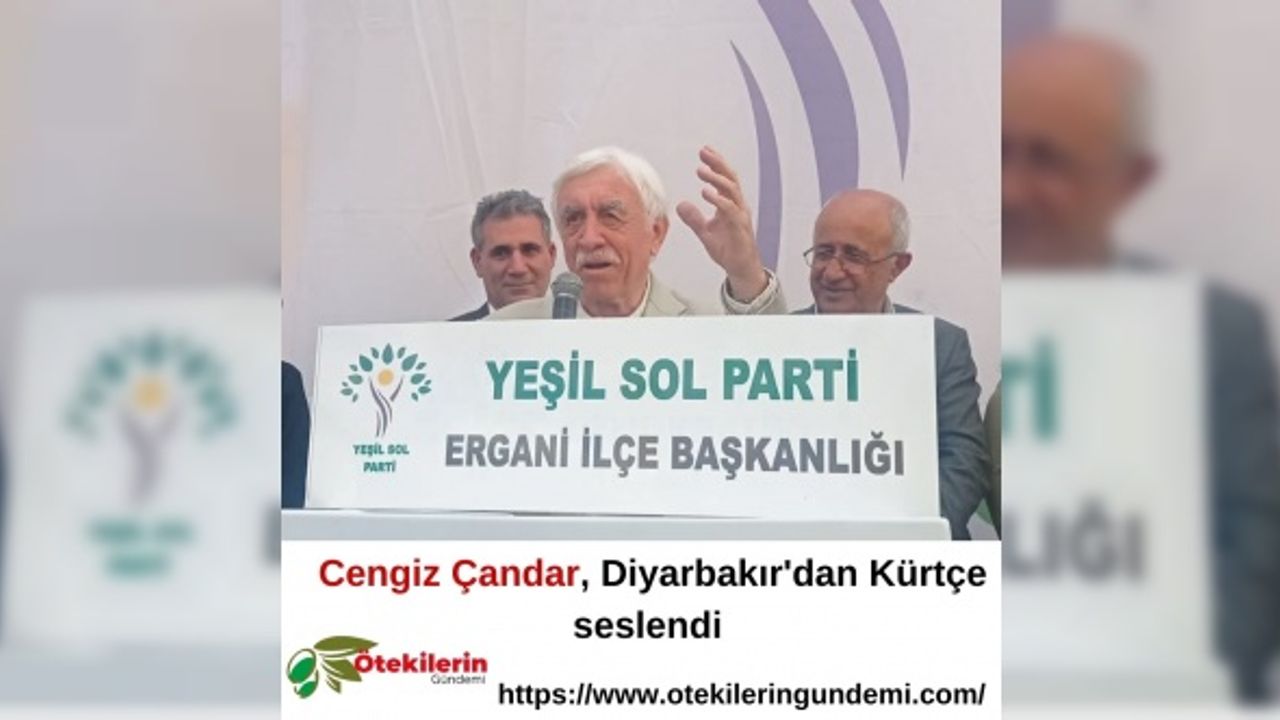 Cengiz Çandar, Diyarbakır'dan Kürtçe seslendi