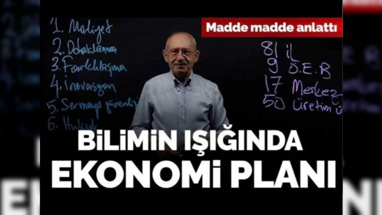 Kılıçdaroğlu, AKP iktidarının yapamadığı planı paylaştı: İşte bilimin ışığında ekonomi planı