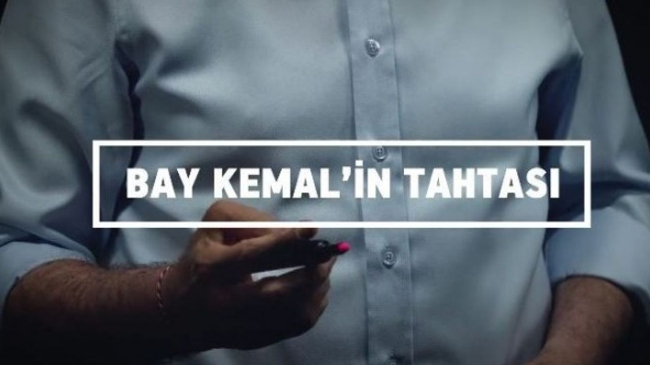 Kılıçdaroğlu, "Bay Kemal'in tahtası" videosu yayınladı, üretim politikalarını sıraladı