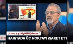 Görür harita üzerinde tek tek gösterdi: '7.2 ve 7.4 büyüklüğünde deprem bekliyoruz'