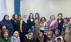 Yeşil Sol Parti Antep  Milletvekili Adayı Sevda Karaca, kadınlarla bir araya geldi