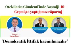 "Demokratik İttifak kaçınılmazdır"