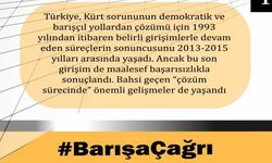 ‘#BarışaÇağrı’ kampanyası