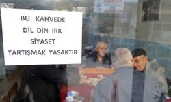 Bu kahvehanede ‘siyaset’ konuşmak yasak