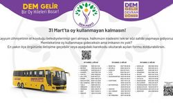 DEM Parti’den hareketli seçmene çağrı