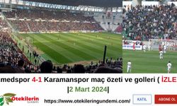 Amedspor 4-1 Karamanspor maç özeti ve golleri ( İZLE ) |2 Mart 2024|