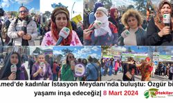Amed’de kadınlar İstasyon Meydanı’nda buluştu