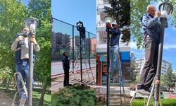 Kayapınar belediyesinden direk onarımı