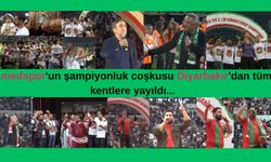 #Amedspor'un şampiyonluk coşkusu Diyarbakır'dan tüm kentlere yayıldı