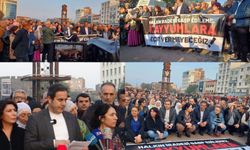 Amed'de binlerce kişi kayyım atamasını protesto etti