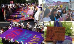 Amed’de On Binlerce Kadın Öcalan’ın Özgürlüğü İçin Yürüdü