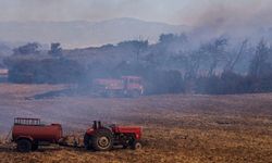 Foça'da yangın büyüyor: Çok sayıda ev boşaltıldı