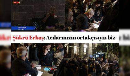 Şükrü Erbaş: Acılarınızın ortakçısıyız biz