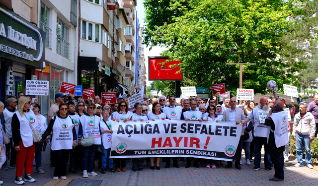 Emekliler Ankara yolunda: Sefalete mahkum yaşıyoruz