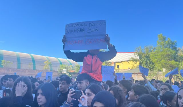 Diyarbakır Anadolu Lisesi'nden çocuk istismarı ve şiddete hayır