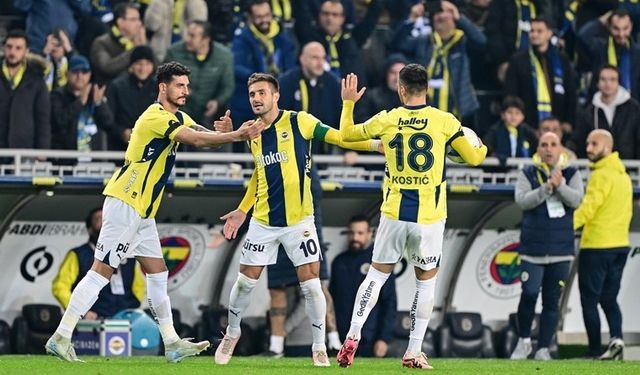 Fenerbahçe'den sahasında 4 gollü resital!