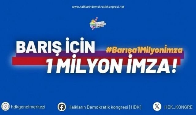 ‘Barış için 1 milyon imza’ kampanyasının linki