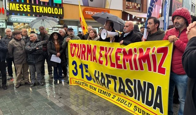 İzmir'de KHK eylemi 315’inci haftasında