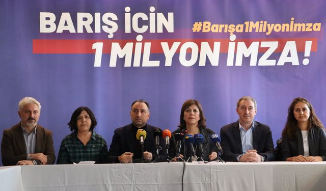 HDK'den 'Barış için 1 milyon imza' kampanyası