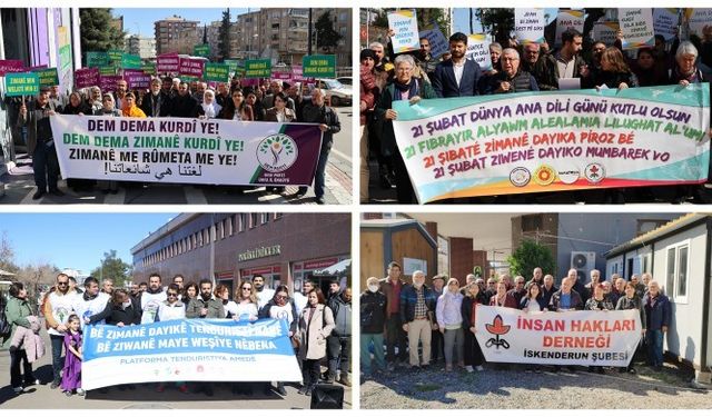 21 Şubat etkinlikleri: Anadilde eğitim ve yasal güvence talepleri