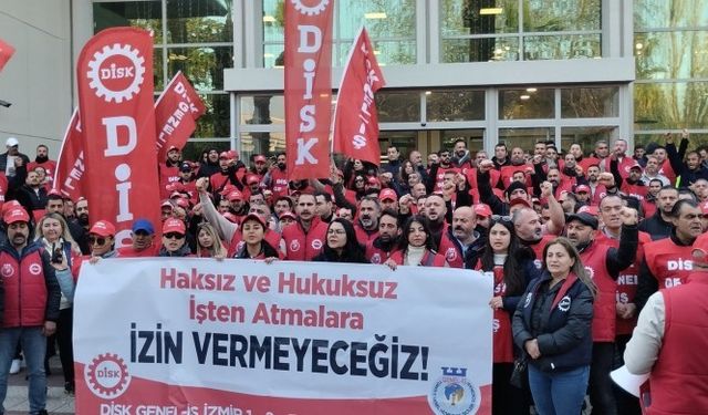 İzmir'de belediye işçileri eyleme başladı