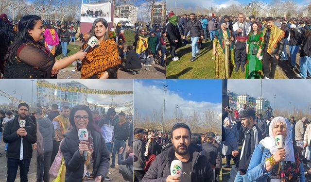 Amed Newroz'unda Katılanlar Duygularını Öz Gündem’e Anlattı