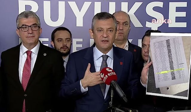 Özel, Saraçhane'de flaş açıklama