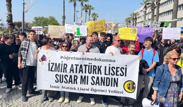 İzmir'de öğretmenler için 7 bin imza toplandı
