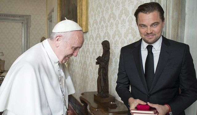 Leonardo DiCaprio’dan Papa Francis’e veda
