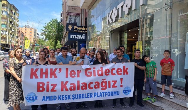 Amed'de KHK eylemi 131’inci haftasında