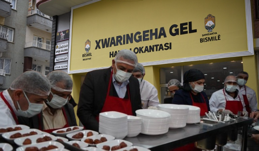 Bismil Belediyesi İlk Halk Lokantasının Açılışını Yaptı