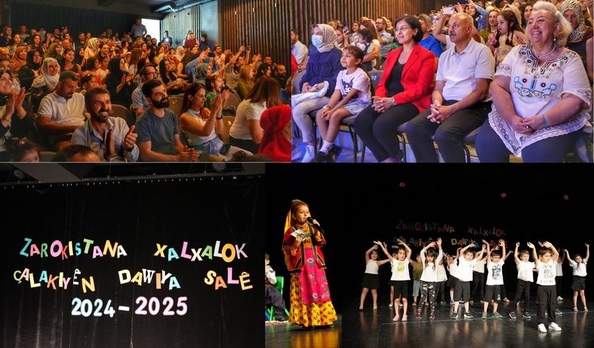 Kayapınar’da Zarokistanın Coşkulu Mezuniyet Töreni